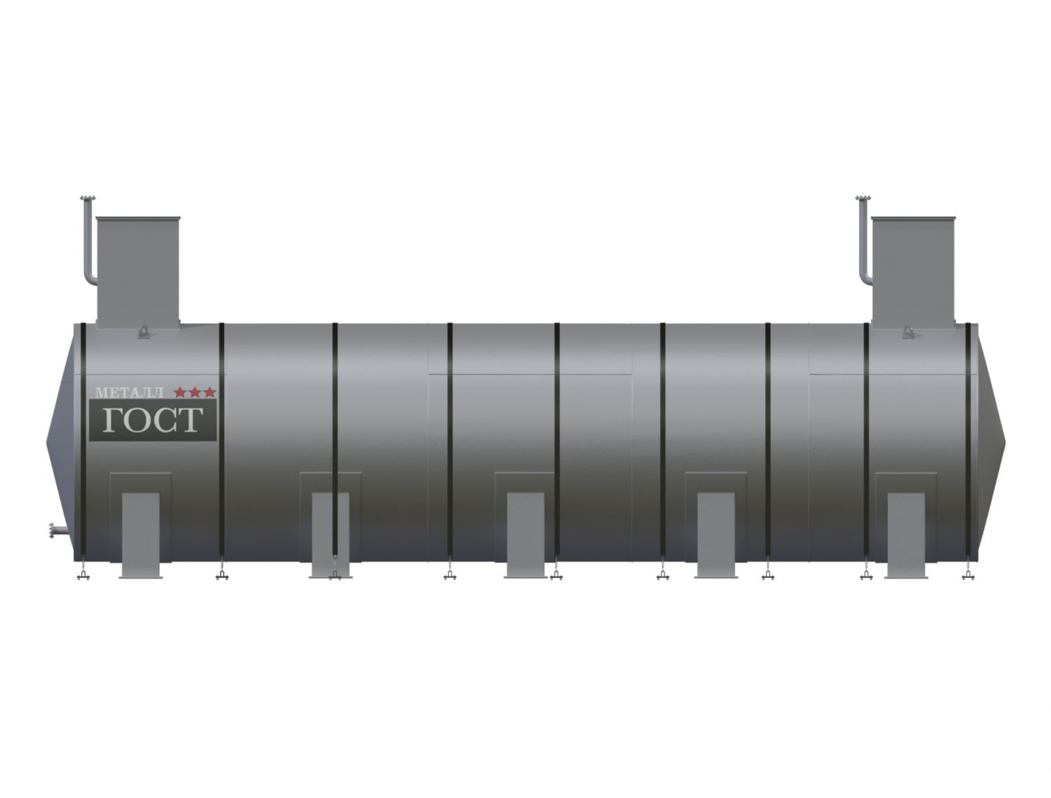 Резервуар РГСД-75 - проекция 2